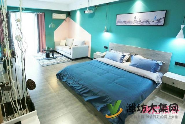精装45平地暖一室一厅一卫 阳光100
